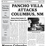 Pancho Villa Attacks Columbus, NM
