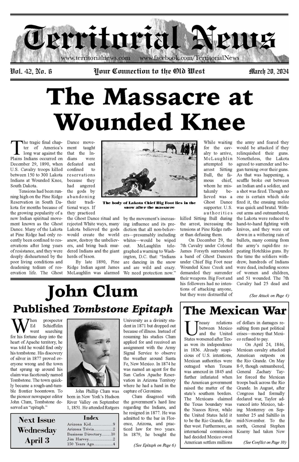 The Massacre at wounded Knee