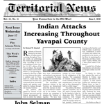 Indian Attacks Increasing Throughout Yavapai County