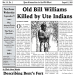 Old Bill Williams Killed by Ute Indians