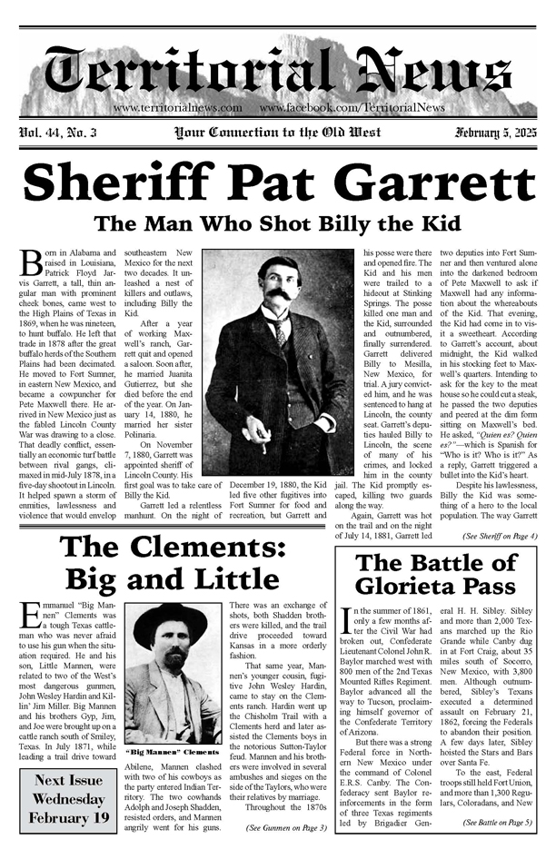 Sheriff Pat Garrett